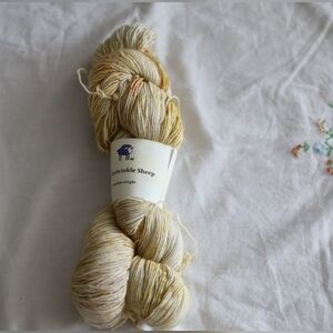 The Periwinkle Sheep single ply fingering weight yarn